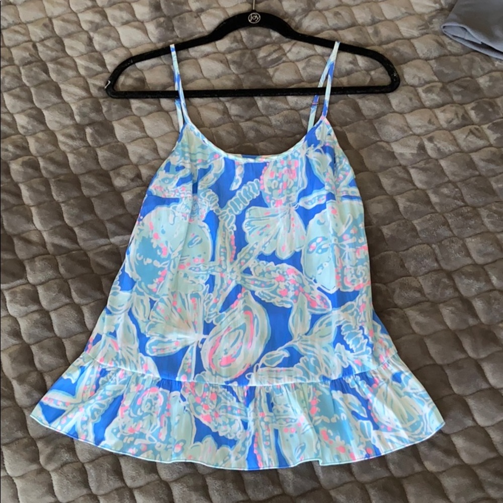 Lily Pulitzer seashell tank